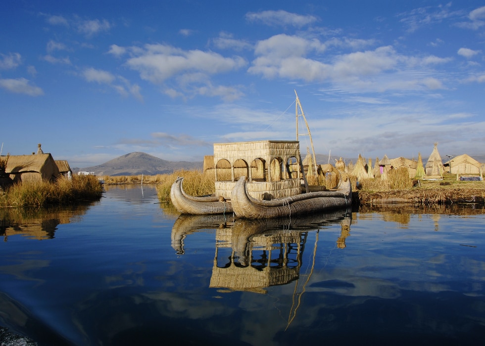 Floating Islands of Lake Titicaca & Uros Tribe