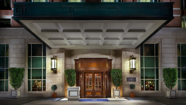 The Grand Entrance to the Ritz-Carlton Hotel, Santiago